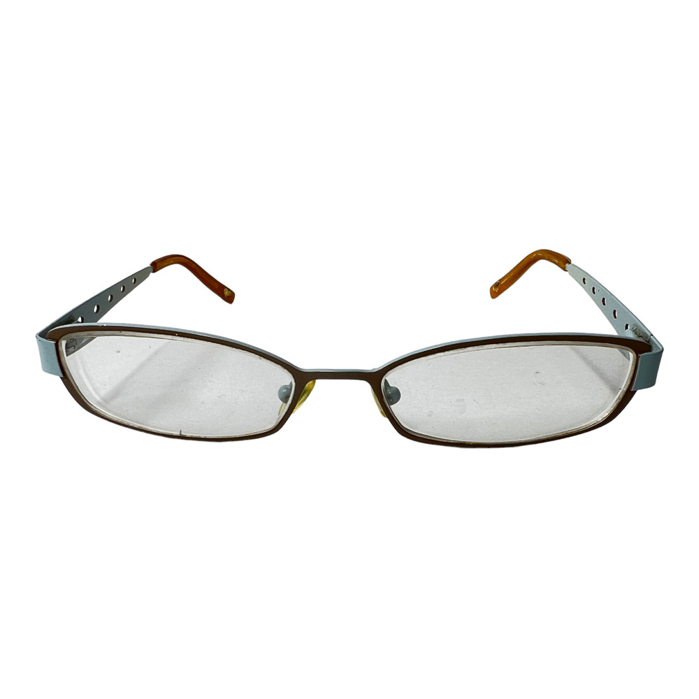Bebe Bubbles Mocha Leche 52-16-140 Brown Full Rim Metal Eyeglasses Frame H3709